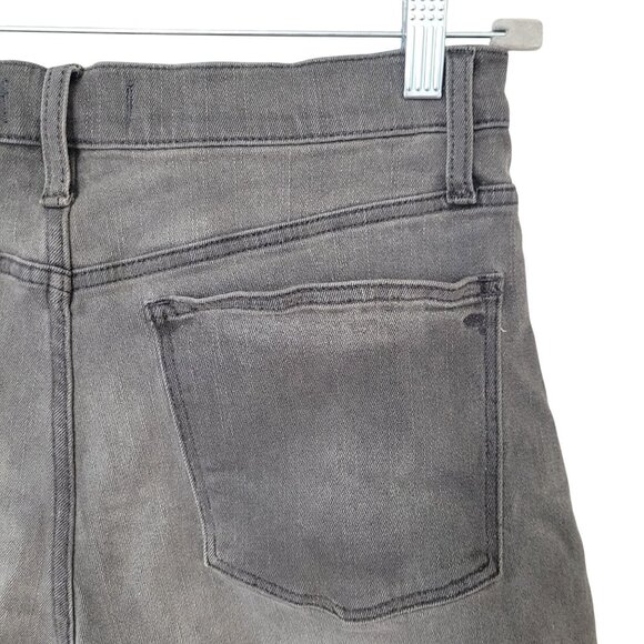 Madewell High Rise Denim Shorts Women's Size 28 Gray Slater Wash M5774 Cut Off - Picture 7 of 7